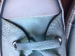 Converse verde agua