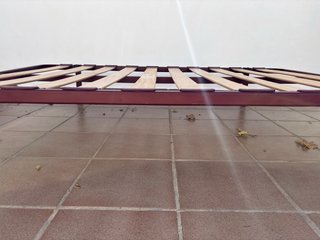 Somier de Lamas con Estructura Metálica 135 cms