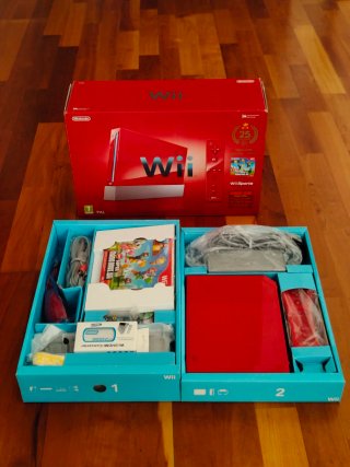 Nintendo Wii Roja Edición 25 Aniversario. Poco uso
