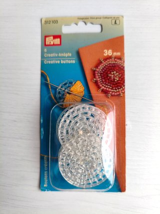 Lote 52 bases Prym para botones bordados