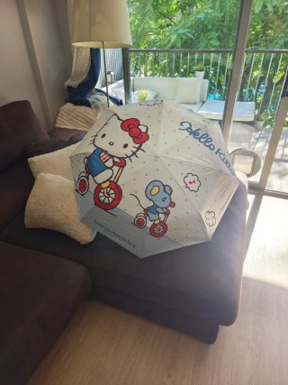 Paraguas Plegable Hello Kitty Automático