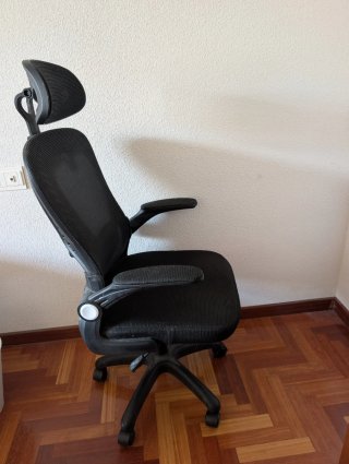 Silla de Oficina Ergonómica Negra