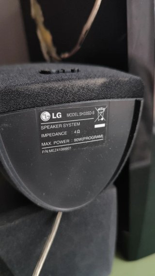 Sistema de Sonido LG Negro