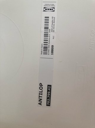 Trona IKEA blanca