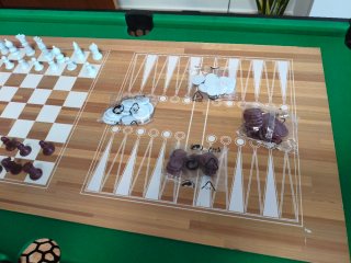 Mesa de futbolín 9 en 1