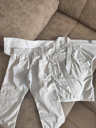 Kimono Decathlon Talla 120cm Blanco