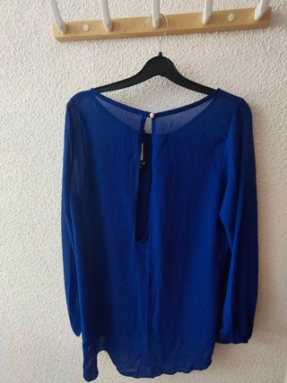 Blusa Azul Eléctrico con Brillantes