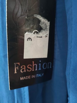 Blusa Azul Eléctrico con Brillantes