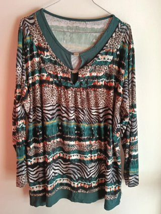 Camiseta Manga Larga Estampada