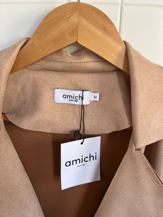 Abrigo de entretiempo Amichi beige