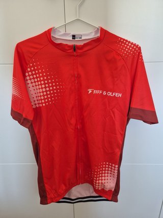 Maillot de Ciclismo Rojo FFFF & OLFEH