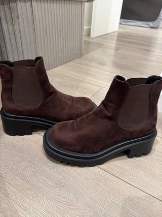 Botas Ante Marrones Mujer