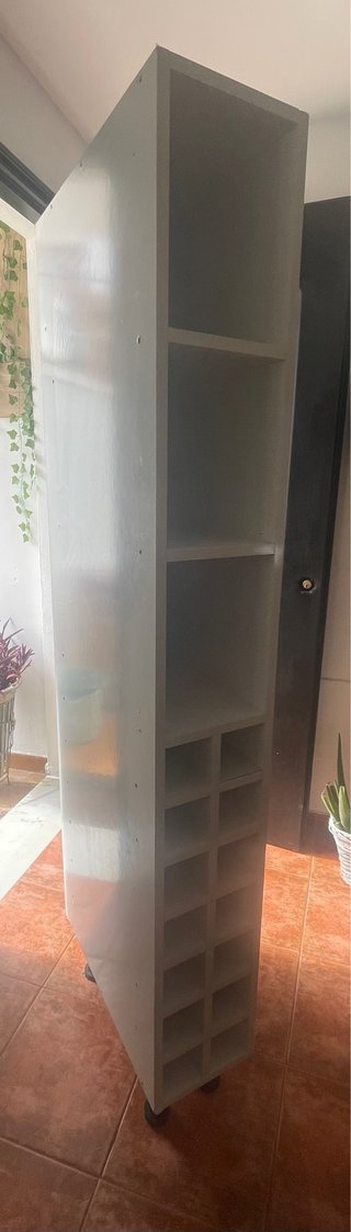 Columna Mueble Blanco Estantería