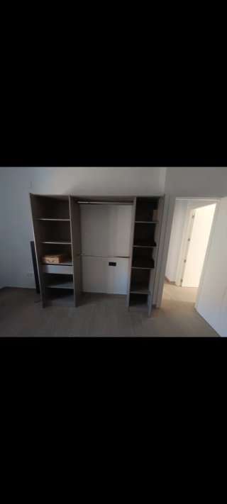 Módulo vestidor madera y metal