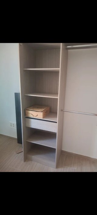 Módulo vestidor madera y metal