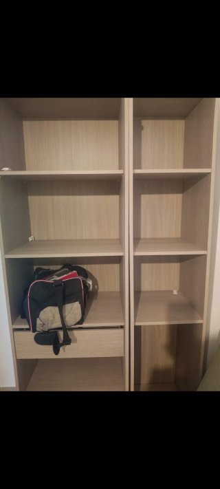 Módulo vestidor madera y metal