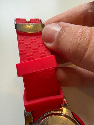 Reloj Chanel Deportivo Silicona Rojo