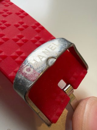 Reloj Chanel Deportivo Silicona Rojo