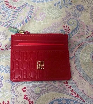 Monedero Carolina Herrera Rojo