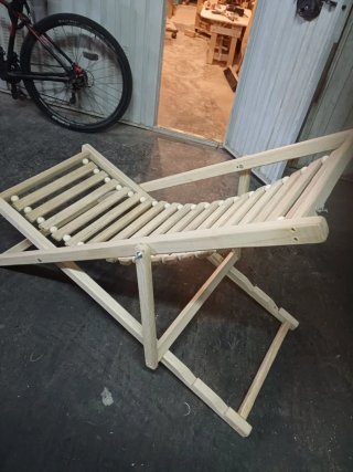 Hamaca Tumbona Artesanal de Madera