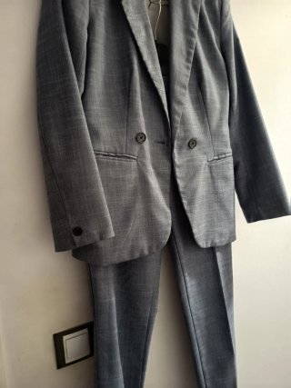 Traje Zara Azul Talla S