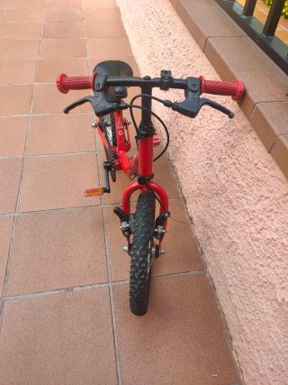 Bicicleta Infantil Btwin 14 Pulgadas Roja