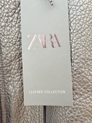 Cazadora de Piel Zara