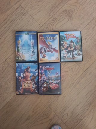 Pack 5 Películas Disney DVD (Español)
