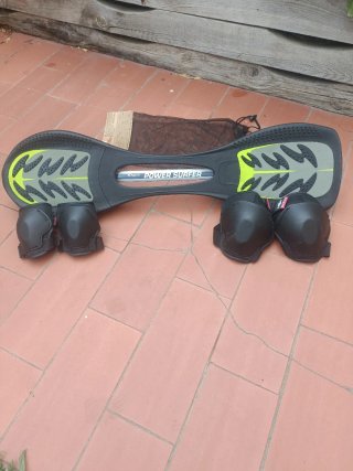 Skateboard Power Surfer con Protecciones
