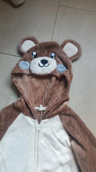 Pijama Entero de Oso para Niños