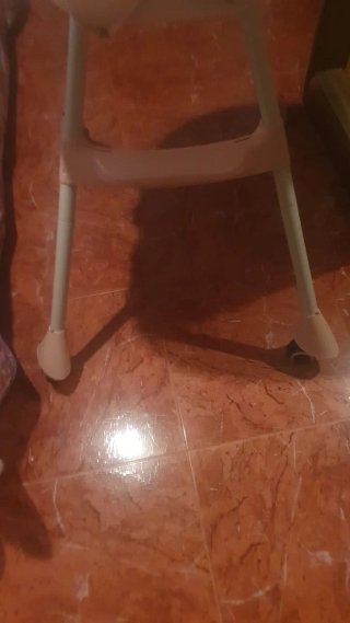 Trona de bebé rosa