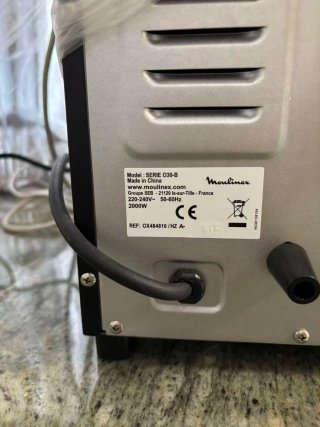 Horno de Sobremesa Moulinex 33L Negro Uso 3 veces