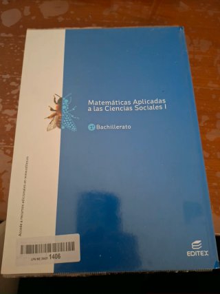 Matemáticas aplicadas a las Ciencias Sociales I...