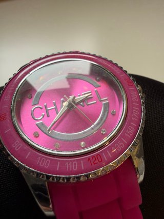 Reloj Chanel Deportivo Rosa Silicona