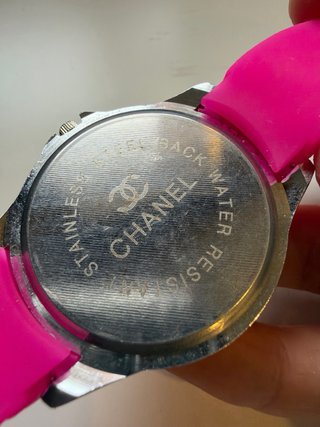 Reloj Chanel Deportivo Rosa Silicona