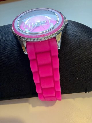Reloj Chanel Deportivo Rosa Silicona