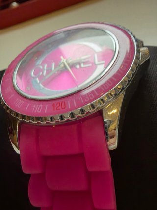 Reloj Chanel Deportivo Rosa Silicona