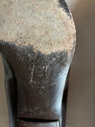 Zapatos de Piel Combinados dan talla 37