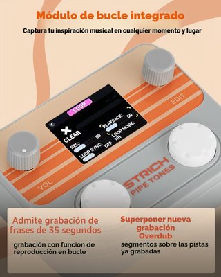 Pedal Guitarra Strich Pipe Tones Multiefecto NUEVO
