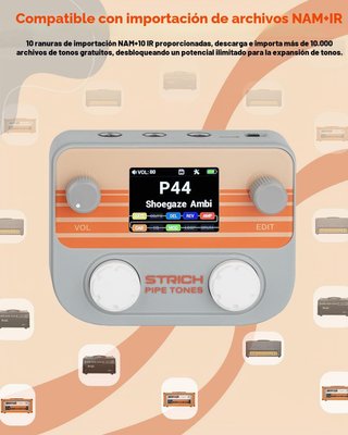 Pedal Guitarra Strich Pipe Tones Multiefecto NUEVO
