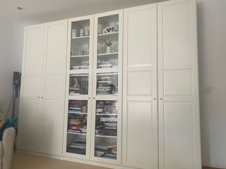 Pack 6 Puertas Pax Tyssedal IKEA Blancas.