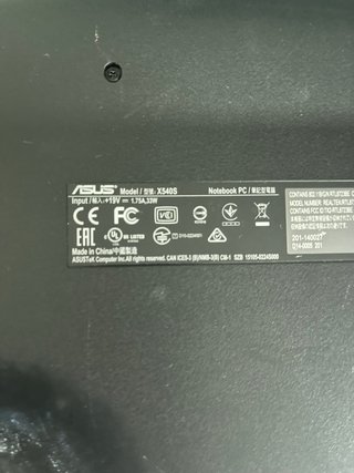 Portátil ASUS X540S La tecla que falta funciona.