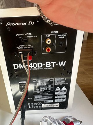 Altavoces Pioneer DJ DM-40D Bluetooth Blancos
