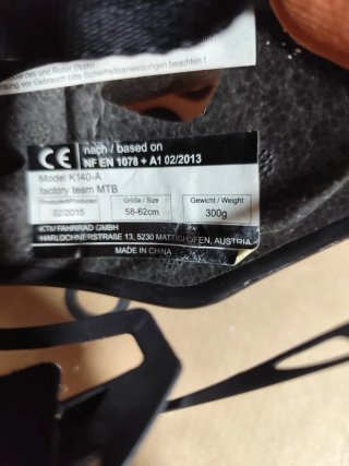 Casco de Bicicleta BTT KTM talla L