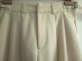 Pantalón de vestir ancho beige Talla 38