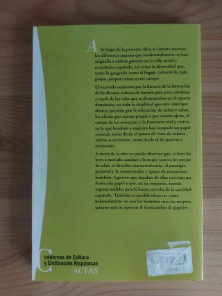 Hombre y mujer en la cultura tradicional española