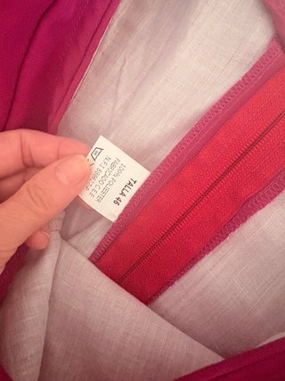 Traje de flamenca buganvilla, talla 46 Usado 1 vez