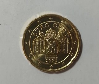 Moneta 20 Euro Cent 2026 Austria