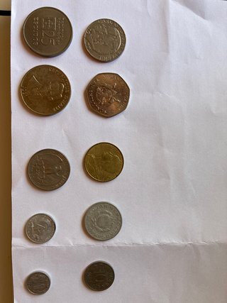 Colección 10 monedas de diferentes países
