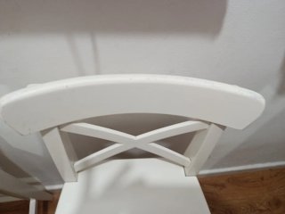 Conjunto de 2 taburetes Altos IKEA ROSENTORP Blanc